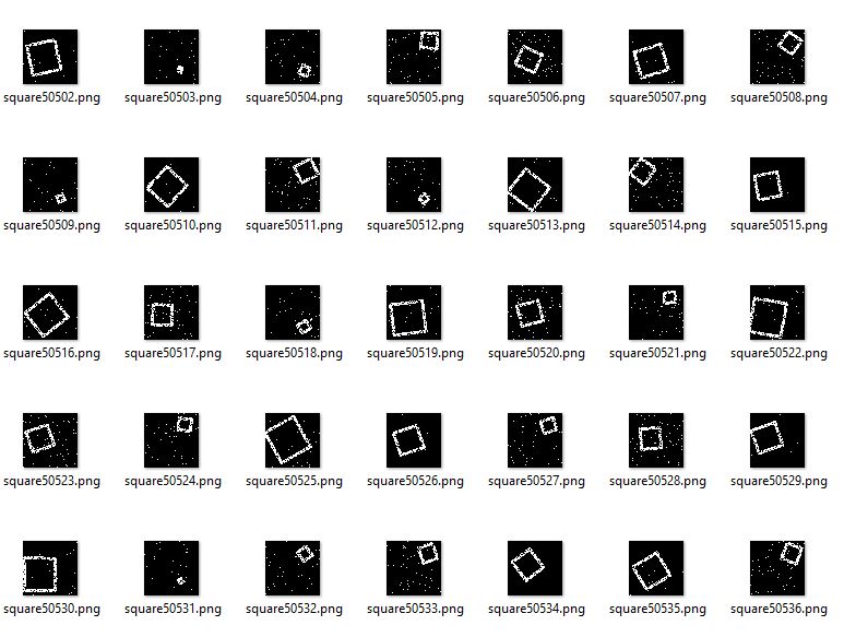Generated primitive shape images for model training